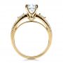 14k Yellow Gold 14k Yellow Gold Engagement Ring With Matching Eternity Band - Front View -  100005 - Thumbnail