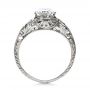 Estate Diamond Art Deco Engagement Ring - Front View -  100905 - Thumbnail