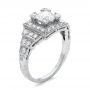Estate Diamond Engagement Ring - Three-Quarter View -  100899 - Thumbnail