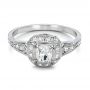 Estate Diamond Engagement Ring - Flat View -  100906 - Thumbnail
