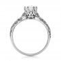 Estate Solitaire Diamond Edwardian Engagement Ring - Front View -  100896 - Thumbnail