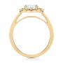14k Yellow Gold 14k Yellow Gold Fancy Halo Diamond Engagement Ring - Front View -  103048 - Thumbnail