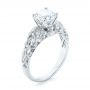  Platinum Platinum Filigree Diamond Engagement Ring - Three-Quarter View -  103101 - Thumbnail