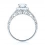 Platinum Platinum Filigree Diamond Engagement Ring - Front View -  103679 - Thumbnail