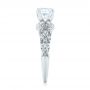  Platinum Platinum Filigree Diamond Engagement Ring - Side View -  103101 - Thumbnail