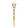 14k Yellow Gold 14k Yellow Gold Filigree Diamond Engagement Ring - Side View -  103896 - Thumbnail