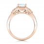 18k Rose Gold 18k Rose Gold Five Stone Diamond Engagement Ring - Front View -  199 - Thumbnail