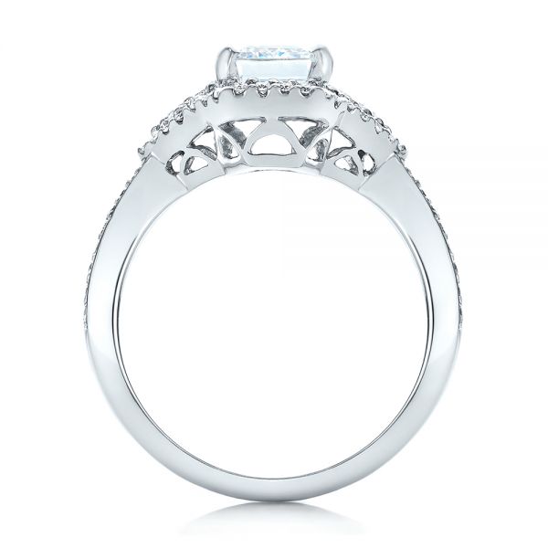 Platinum Platinum Five Stone Diamond Engagement Ring - Front View - 199