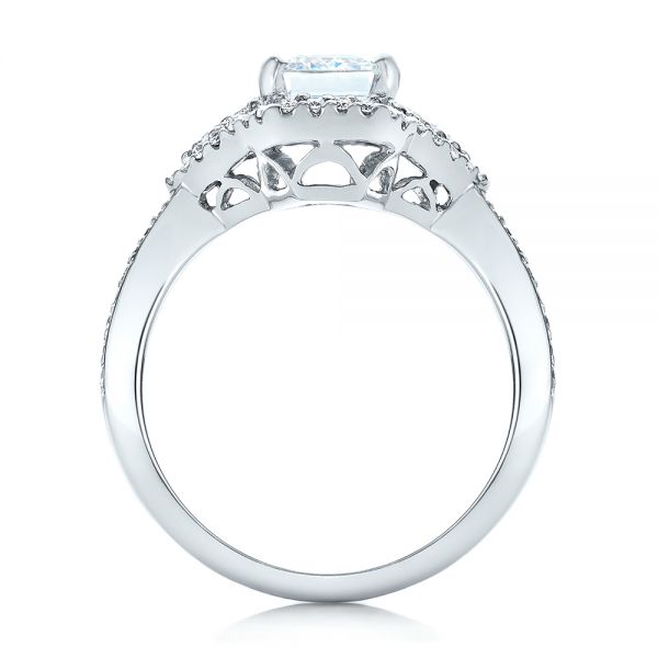  Platinum Platinum Five Stone Diamond Engagement Ring - Front View -  199