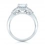 14k White Gold 14k White Gold Five Stone Diamond Engagement Ring - Front View -  199 - Thumbnail