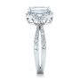  Platinum Platinum Five Stone Diamond Engagement Ring - Side View -  199 - Thumbnail