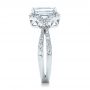  Platinum Platinum Five Stone Diamond Engagement Ring - Side View -  199 - Thumbnail