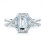  Platinum Platinum Five Stone Diamond Engagement Ring - Top View -  199 - Thumbnail