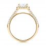 14k Yellow Gold 14k Yellow Gold Halo Diamond Engagement Ring - Front View -  103830 - Thumbnail