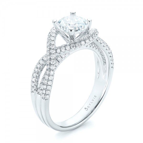 Intertwined Diamond Engagement Ring - reference design