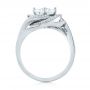  Platinum Platinum Knot Diamond Engagement Ring - Front View -  104115 - Thumbnail