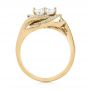 14k Yellow Gold 14k Yellow Gold Knot Diamond Engagement Ring - Front View -  104115 - Thumbnail