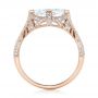 14k Rose Gold 14k Rose Gold Marquise Diamond Engagement Ring - Front View -  102769 - Thumbnail