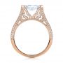 18k Rose Gold 18k Rose Gold Marquise Diamond Engagement Ring - Front View -  103988 - Thumbnail