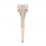 18k Rose Gold 18k Rose Gold Marquise Diamond Engagement Ring - Side View -  102769 - Thumbnail
