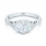  Platinum Platinum Marquise Diamond Engagement Ring - Flat View -  102769 - Thumbnail