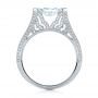 18k White Gold Marquise Diamond Engagement Ring - Front View -  103988 - Thumbnail