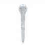 18k White Gold Marquise Diamond Engagement Ring - Side View -  103988 - Thumbnail