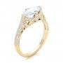 14k Yellow Gold 14k Yellow Gold Marquise Diamond Engagement Ring - Three-Quarter View -  102769 - Thumbnail