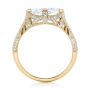 18k Yellow Gold 18k Yellow Gold Marquise Diamond Engagement Ring - Front View -  102769 - Thumbnail