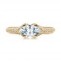 14k Yellow Gold 14k Yellow Gold Marquise Diamond Engagement Ring - Top View -  103988 - Thumbnail