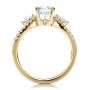 18k Yellow Gold 18k Yellow Gold Marquise Diamond Engagement Ring With Eternity Band - Front View -  100003 - Thumbnail