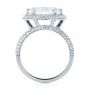 14k White Gold 14k White Gold Marquise Diamond Pave Halo Engagement Ring - Front View -  104585 - Thumbnail