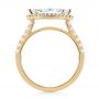 14k Yellow Gold 14k Yellow Gold Marquise Halo Diamond Engagement Ring - Front View -  104001 - Thumbnail