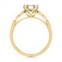 14k Yellow Gold 14k Yellow Gold Marquise Shaped Classic Diamond Engagement Ring - Front View -  105182 - Thumbnail