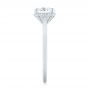 18k White Gold Micro Pave Diamond Engagement Ring - Side View -  104125 - Thumbnail