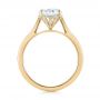 18k Yellow Gold 18k Yellow Gold Micro Pave Diamond Engagement Ring - Front View -  104125 - Thumbnail