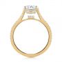 14k Yellow Gold 14k Yellow Gold Micro Pave Diamond Engagement Ring - Front View -  104175 - Thumbnail