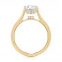 18k Yellow Gold 18k Yellow Gold Micro Pave Diamond Engagement Ring - Front View -  104178 - Thumbnail
