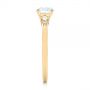 14k Yellow Gold 14k Yellow Gold Minimalist Diamond Engagement Ring - Side View -  104654 - Thumbnail