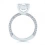  Platinum Platinum Modern Pave Diamond Engagement Ring - Front View -  105188 - Thumbnail