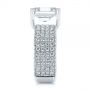 18k White Gold 18k White Gold Modern Pave Diamond Engagement Ring - Side View -  105188 - Thumbnail