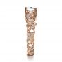 14k Rose Gold 14k Rose Gold Organic Diamond Engagement Ring - Side View -  1174 - Thumbnail