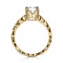 14k Yellow Gold 14k Yellow Gold Organic Diamond Engagement Ring - Front View -  1174 - Thumbnail