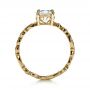 14k Yellow Gold 14k Yellow Gold Organic Diamond Engagement Ring - Front View -  1176 - Thumbnail