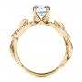 14k Yellow Gold 14k Yellow Gold Organic Diamond Engagement Ring - Front View -  1289 - Thumbnail