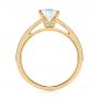 14k Yellow Gold 14k Yellow Gold Oval Diamond Engagement Ring - Front View -  104252 - Thumbnail