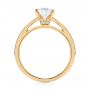 14k Yellow Gold 14k Yellow Gold Oval Diamond Engagement Ring - Front View -  104252 - Thumbnail