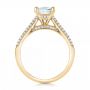14k Yellow Gold 14k Yellow Gold Pav Diamond Engagement Ring - Front View -  103089 - Thumbnail
