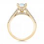 14k Yellow Gold 14k Yellow Gold Pav Diamond Engagement Ring - Front View -  103089 - Thumbnail