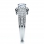  18K Gold Pave Engagement Ring - Vanna K - Side View -  100061 - Thumbnail